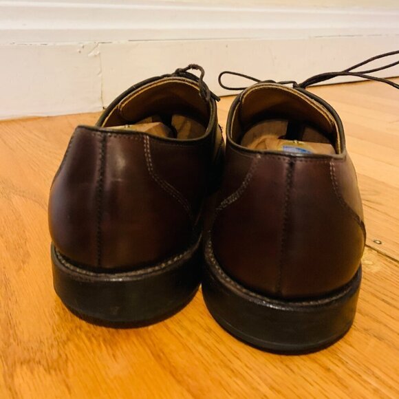 Allen Edmonds Mens Burton Brown Leather Oxford Dress Casual Shoes Lace-up 11 D main image 16